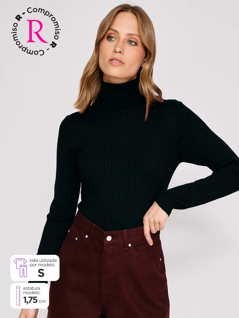 SWEATER MUJER MARQUIS CUELLO ALTO - 1