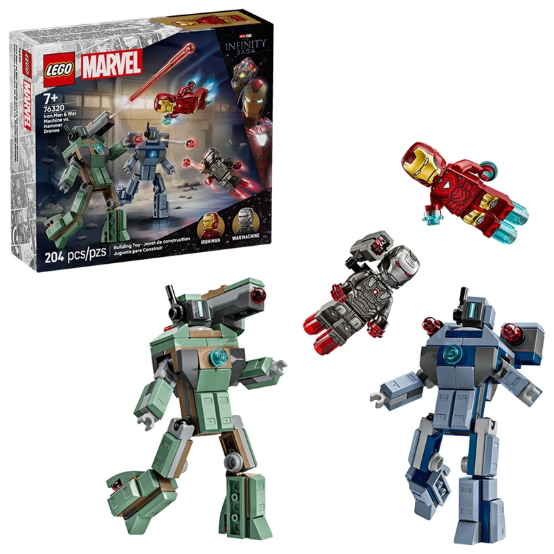 BLOQUE CONSTRUCCIÓN LEGO 76320 IRONMAN MAQ GUERRA - 2
