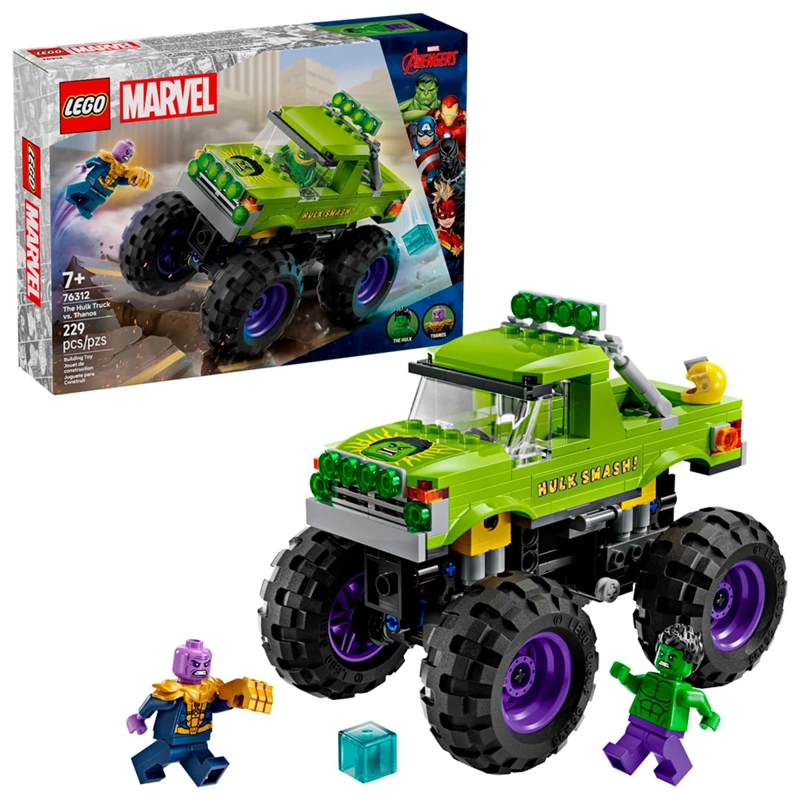 BLOQUE CONSTRUCCIÓN LEGO 76312 CAMION HULK THANOS - 2