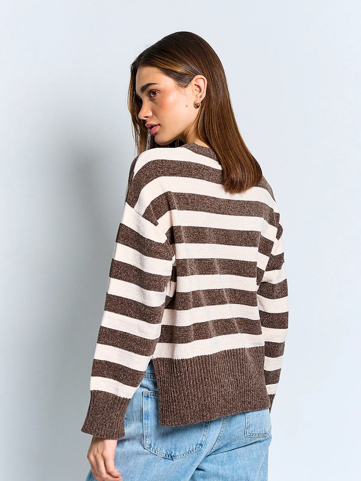 SWEATER MUJER INDEX MANGA LARGA BÁSICO CHENILLE - 2