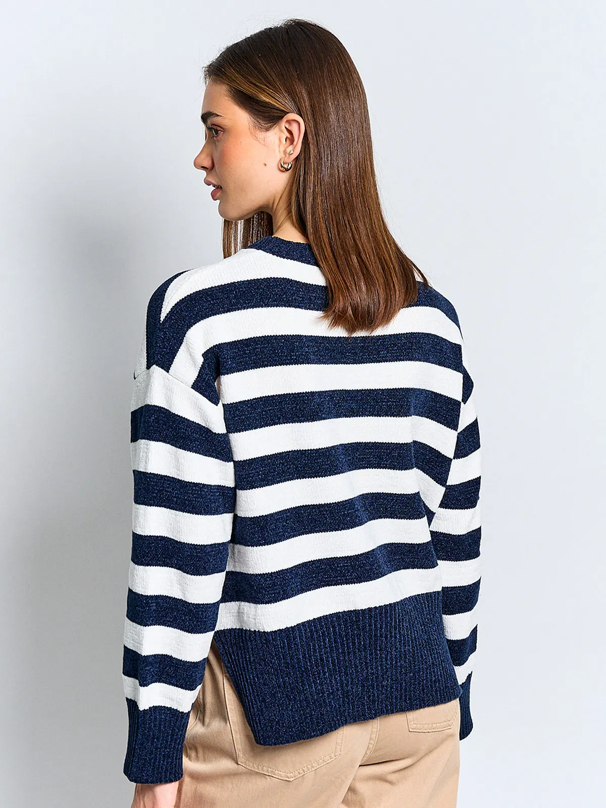 SWEATER MUJER INDEX MANGA LARGA BÁSICO CHENILLE - 2