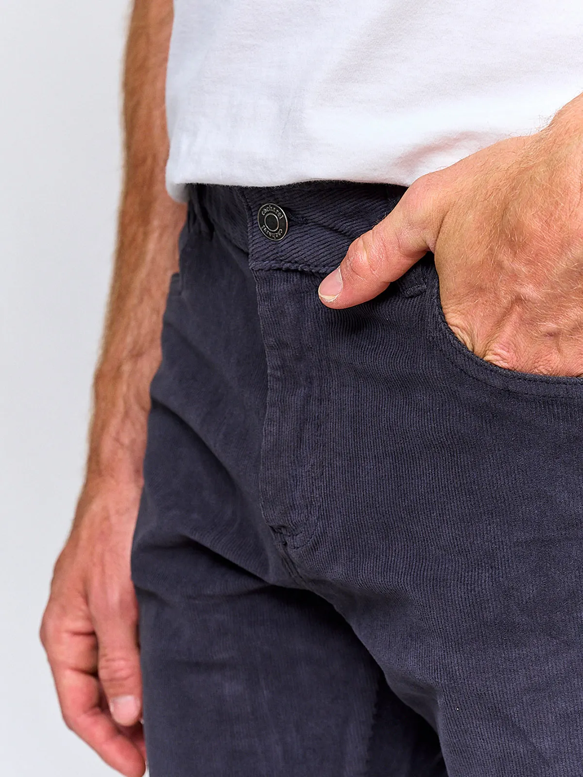 PANTALÓN HOMBRE CACHAREL ALGODÓN COTELÉ LAVADO - 4