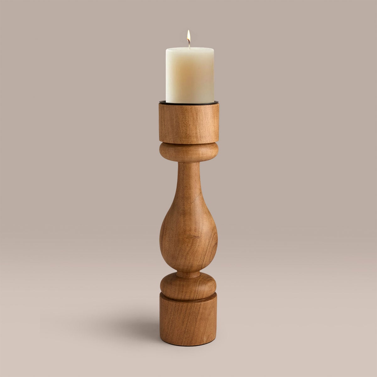 CANDELABRO MAISON LINETT MADERA XL - 2