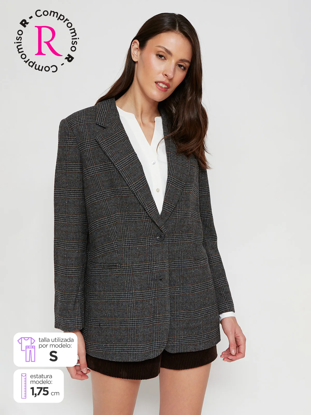 BLAZER MUJER MARQUIS LANA BRILLOS - 1