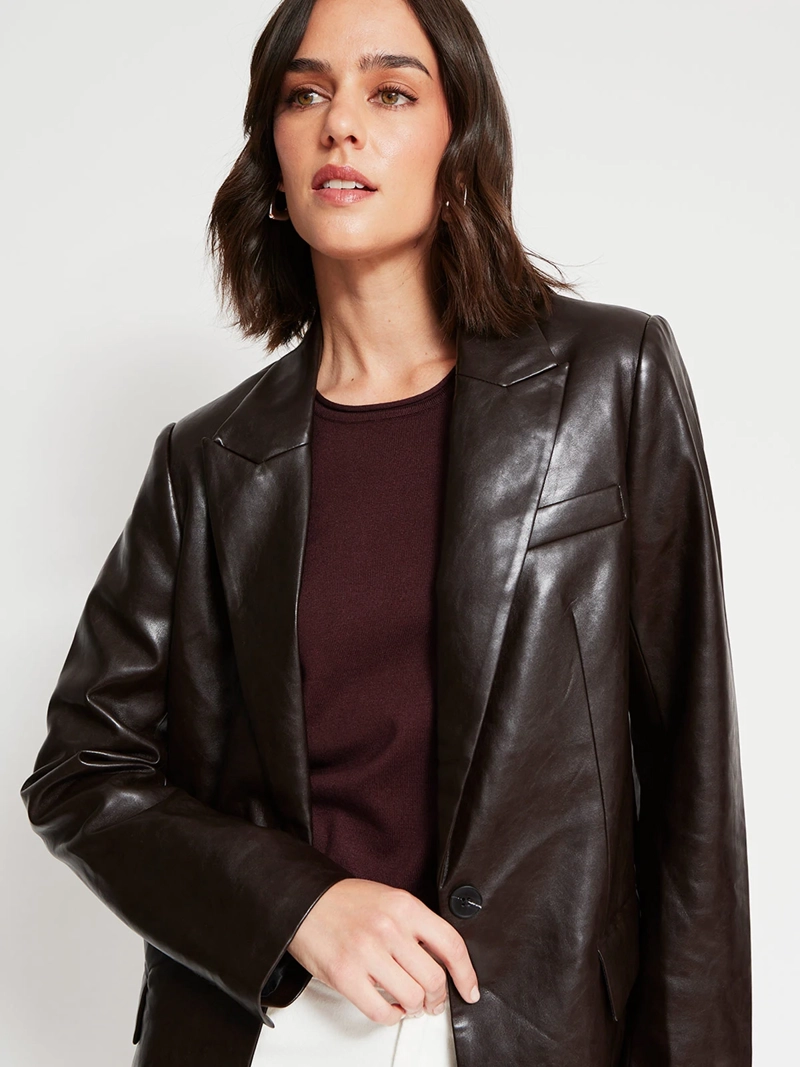 BLAZER MUJER MARQUIS EFECTO PIEL - 5