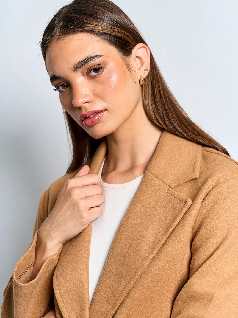 ABRIGO MUJER INDEX LARGO BÁSICO - 3