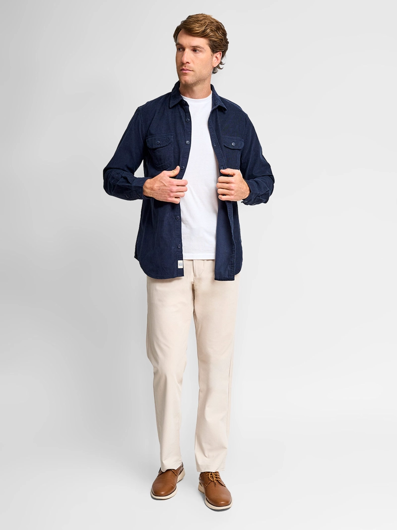 CAMISA HOMBRE REGATTA ALGODÓN MANGA LARGA COTELÉ - 4