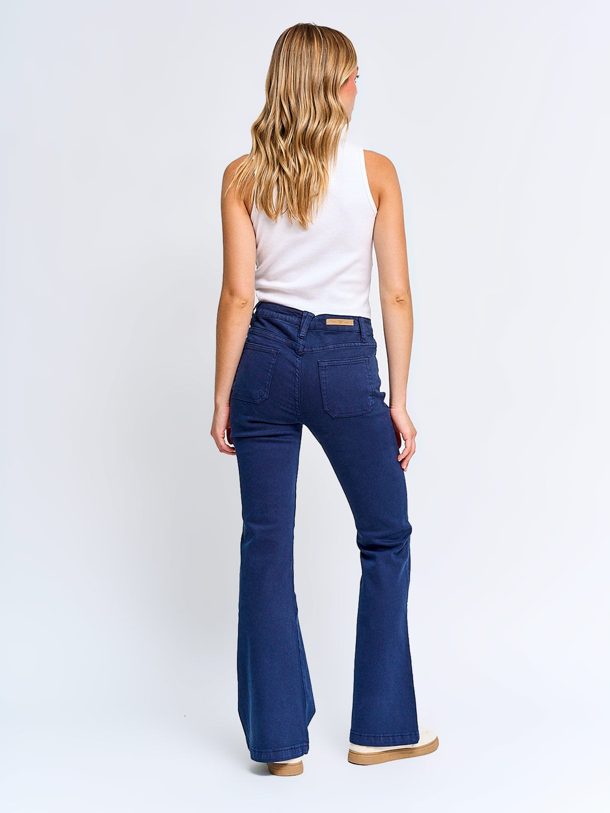 PANTALÓN MUJER INDEX ALGODÓN FLARE - 4