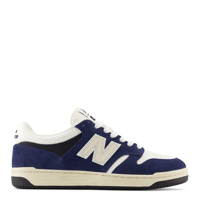 ZAPATILLAS HOMBRE NEW BALANCE CASUALES AZUL BB480PEN/ CUERO - 1