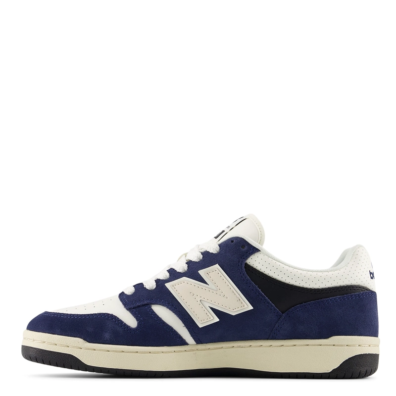 ZAPATILLAS HOMBRE NEW BALANCE CASUALES AZUL BB480PEN/ CUERO - 3