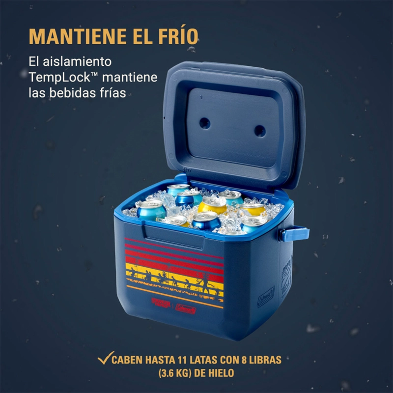 COOLER PORTÁTIL COLEMAN STRANGER THINGS CHILLER 16QT/15LTS - 4