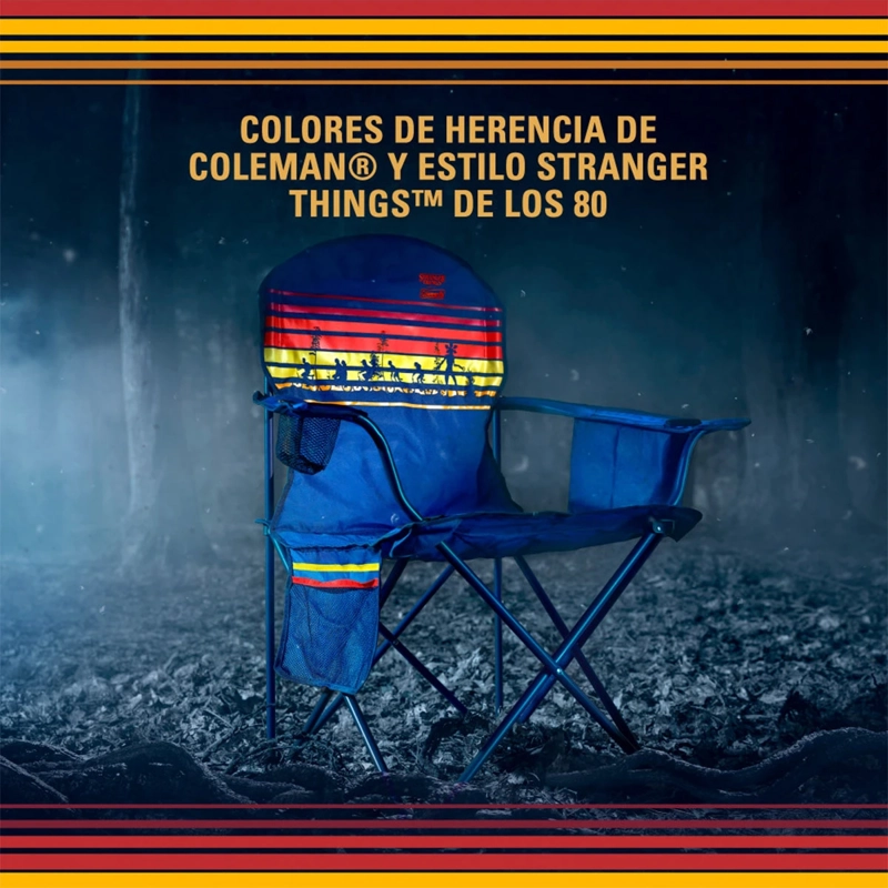 SILLA CON COOLER COLEMAN STRANGER THINGS - 3