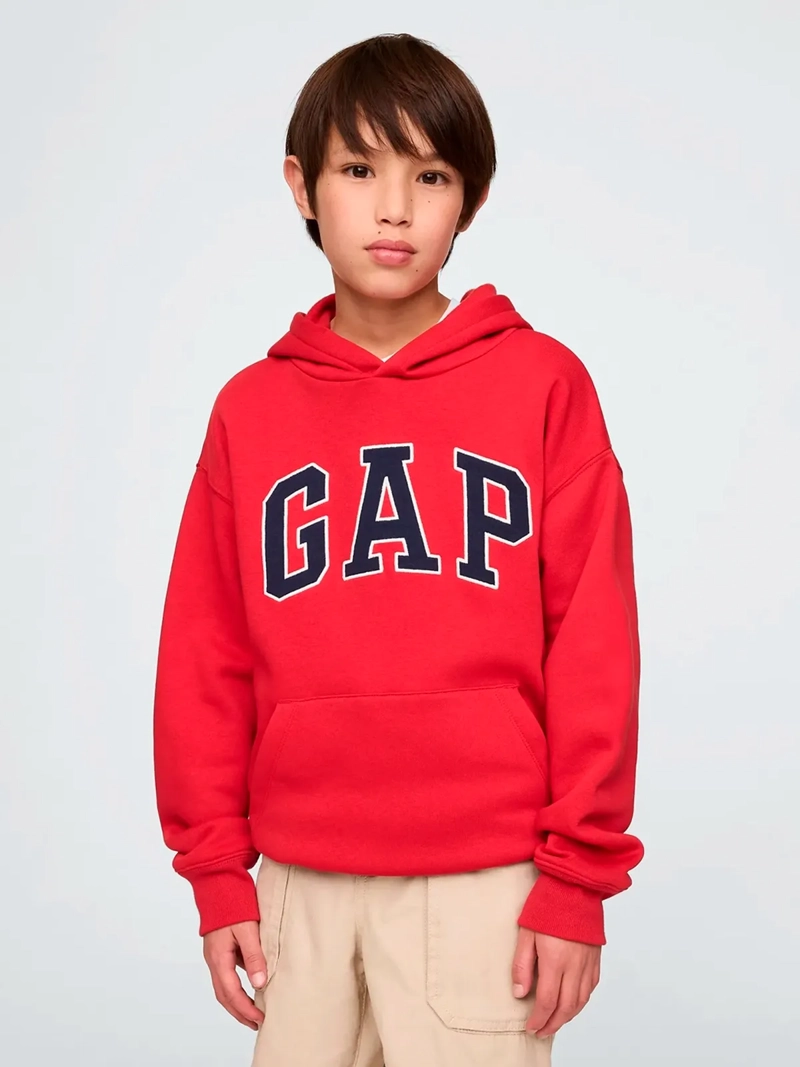POLERÓN NIÑA GAP ROJO LOGO - 2