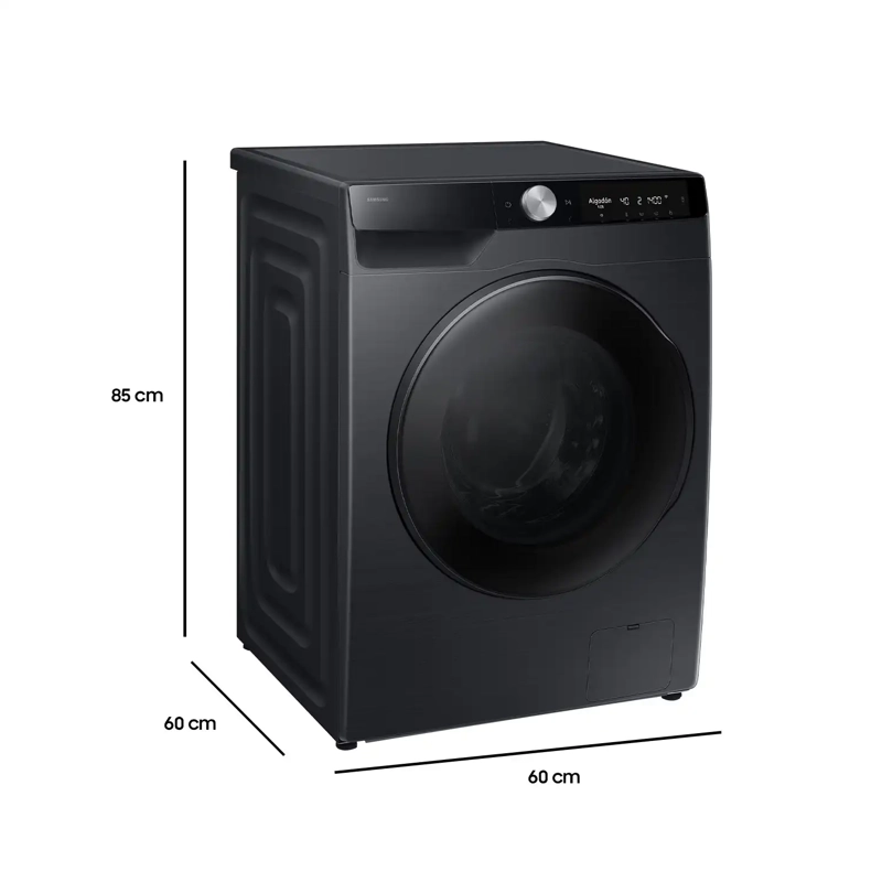 LAVADORA SECADORA SAMSUNG WD12FG6B34BBZS 12KG 8KG NEGRO - 4