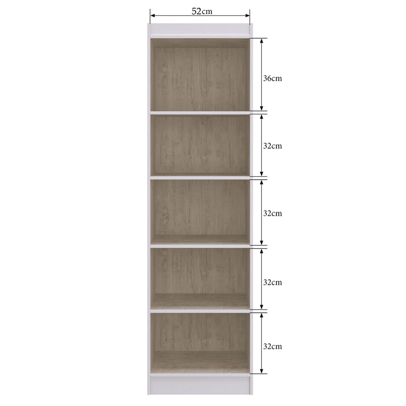 CLOSET EXIT MULTIUSO 2 PUERTAS 4 REPISAS BLANCO - 2