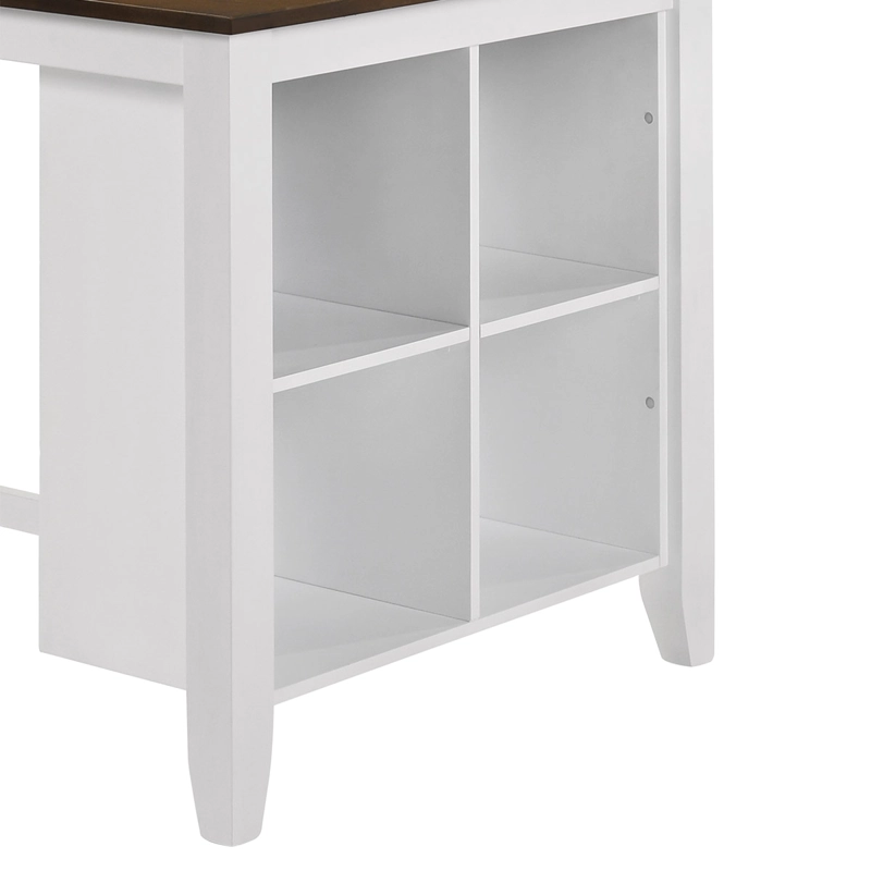 JUEGO DE COMEDOR RIPLEY HOME STOOL CRUZ 4 SILLAS CAFÉ - 4