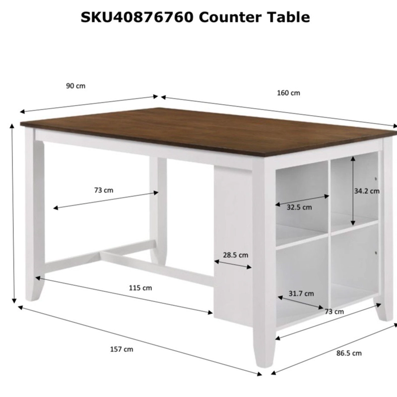 JUEGO DE COMEDOR RIPLEY HOME STOOL CRUZ 4 SILLAS CAFÉ - 5