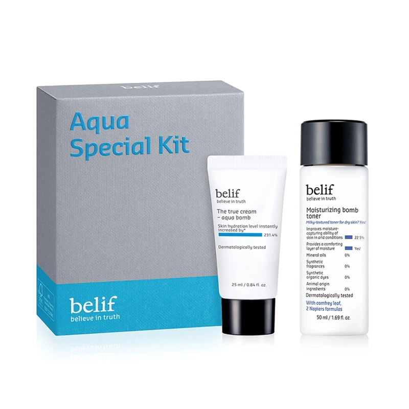 SE DE TRATAMIENTO BELIF THE TRUE CREAM 25 ML + MOISTURIZING BOMB TONER 50 ML - 1