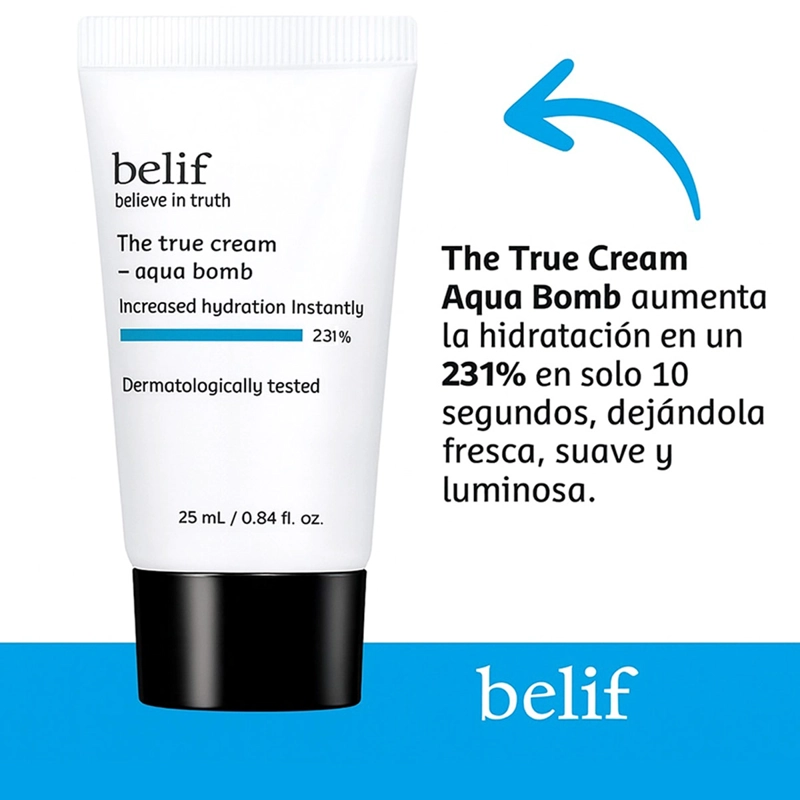 SE DE TRATAMIENTO BELIF THE TRUE CREAM 25 ML + MOISTURIZING BOMB TONER 50 ML - 2