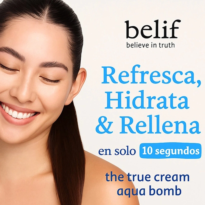 SE DE TRATAMIENTO BELIF THE TRUE CREAM 25 ML + MOISTURIZING BOMB TONER 50 ML - 3