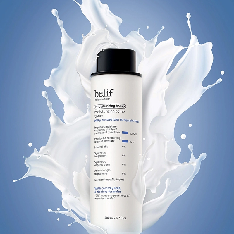 SE DE TRATAMIENTO BELIF THE TRUE CREAM 25 ML + MOISTURIZING BOMB TONER 50 ML - 4