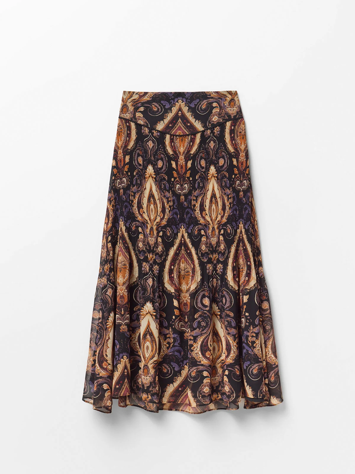 FALDA MUJER SFERA LARGA PLISADA PRINT - 5