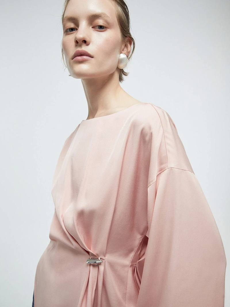 BLUSA MUJER SFERA MANGA LARGA - 5