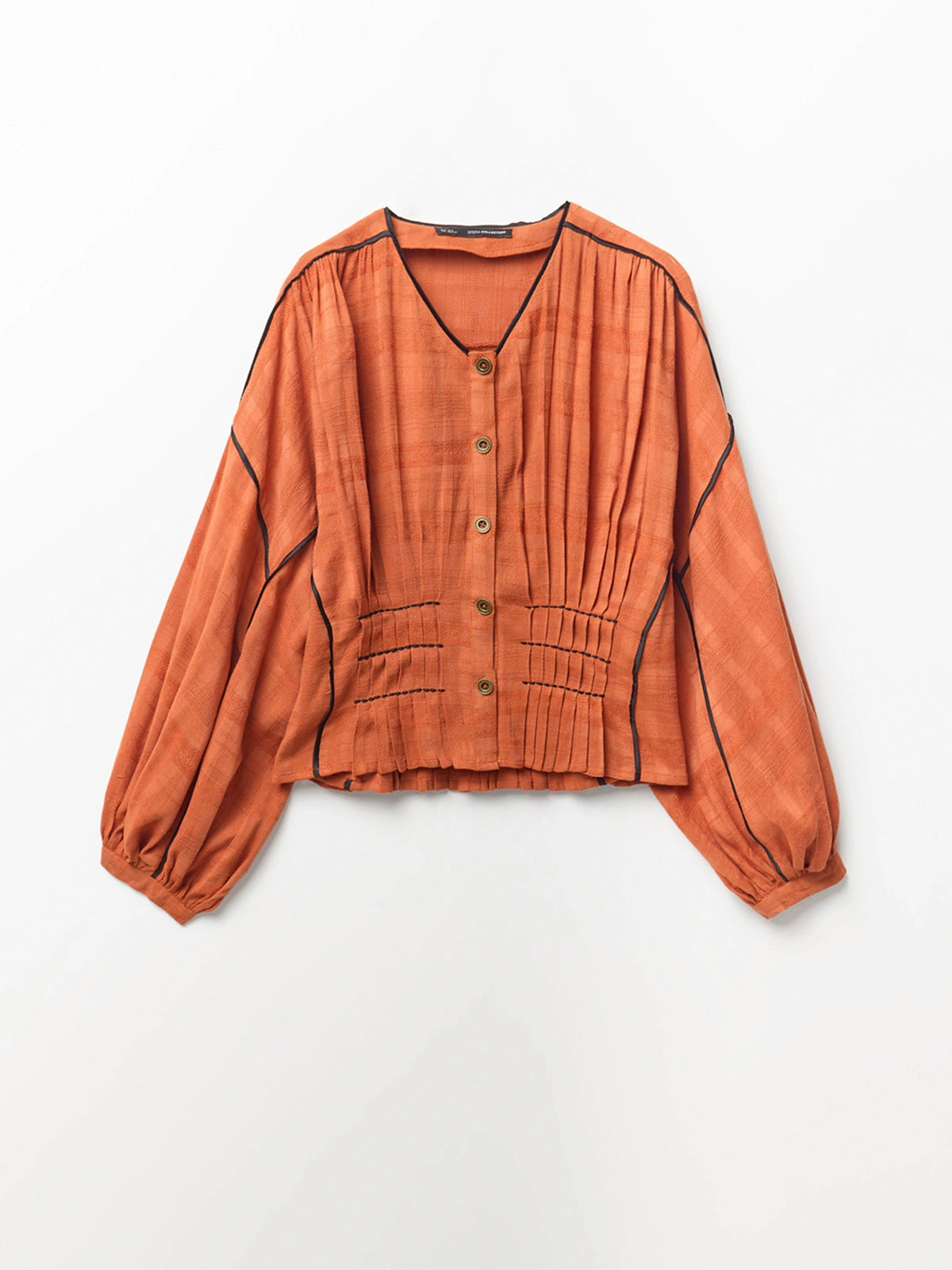 BLUSA MUJER SFERA MANGA LARGA JACQUARD - 5