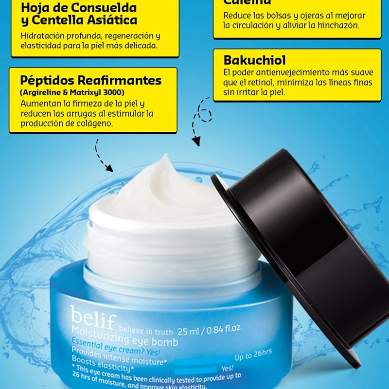 CREMA REAFIRMANTE BELIF PARA CONTORNO OJOS 25 ML - 9