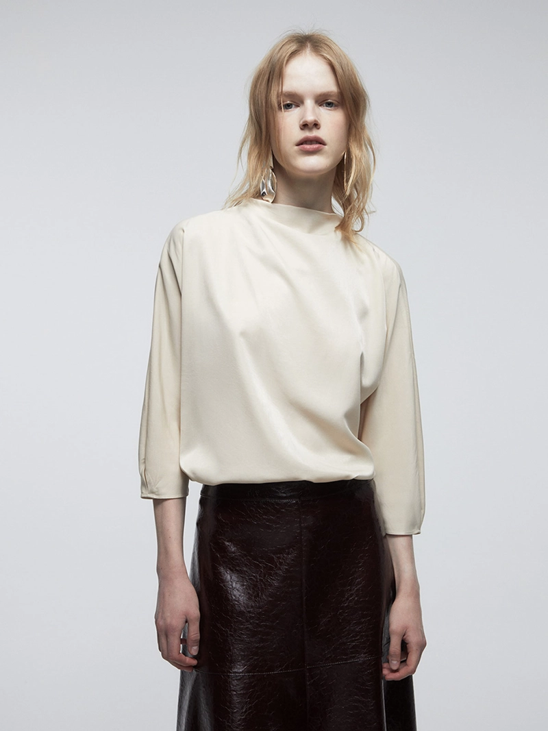 BLUSA MUJER SFERA MANGA LARGA - 1