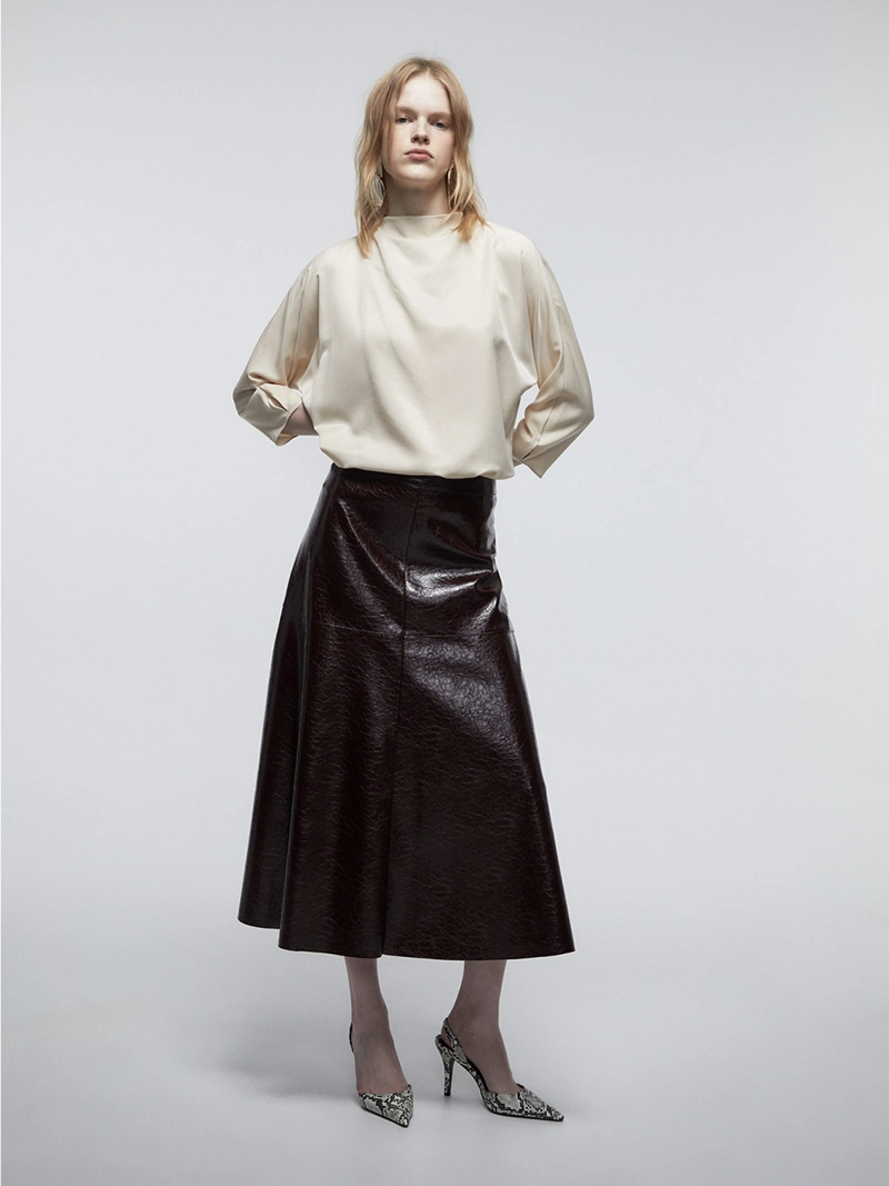 BLUSA MUJER SFERA MANGA LARGA - 4