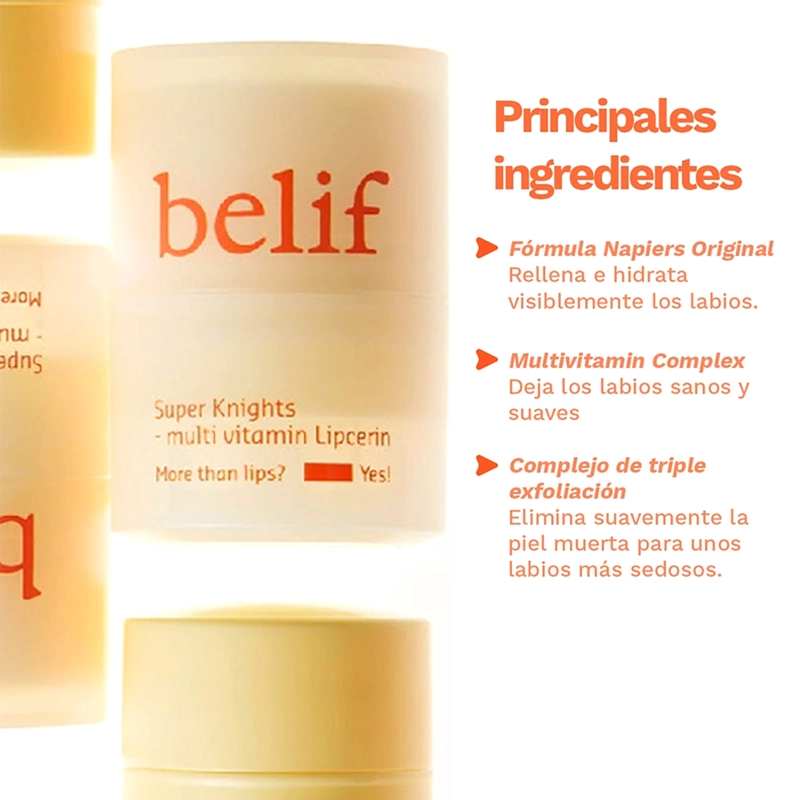 PROTECTOR LABIAL BELIF SUPER KNIGHTS- MULTIIVIT LIPCERIN - 11