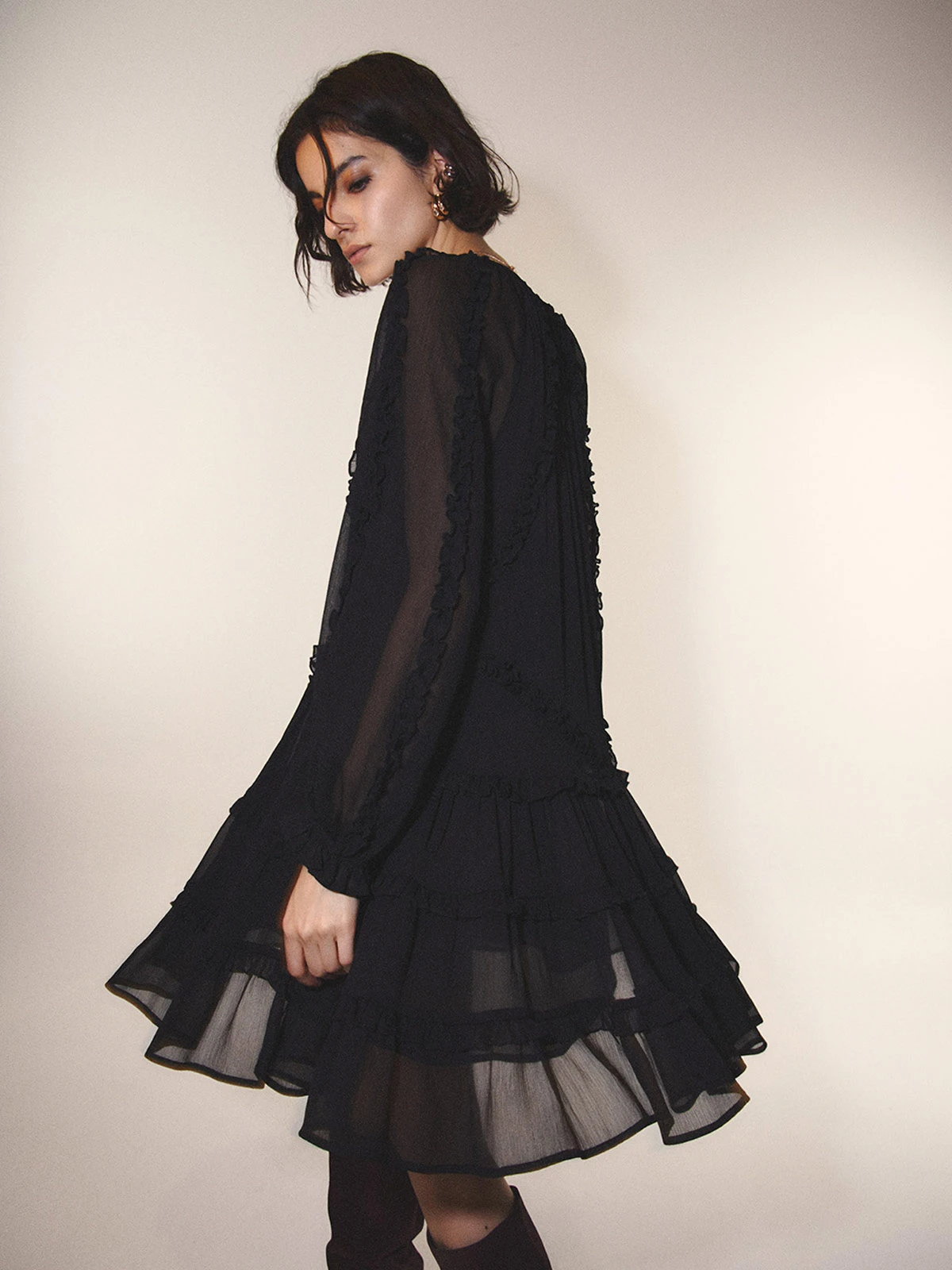VESTIDO MUJER SFERA CORTO FLUIDO - 3