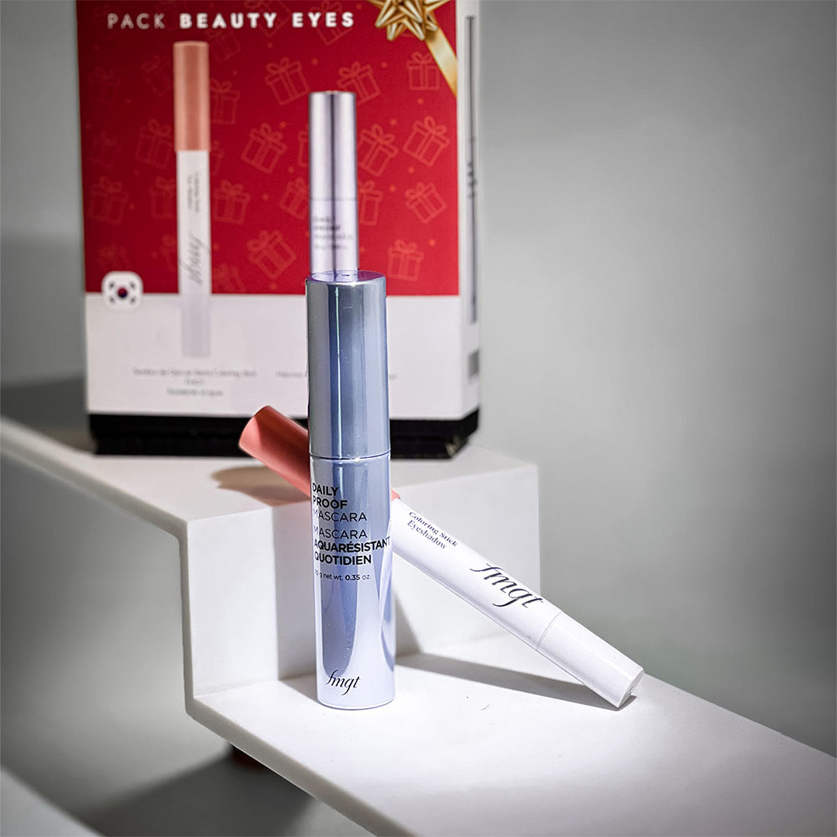 SET DE MAQUILLAJE FMGT MÁSCARA DE PESTAÑAS + SOMBRA DE OJOS - 3