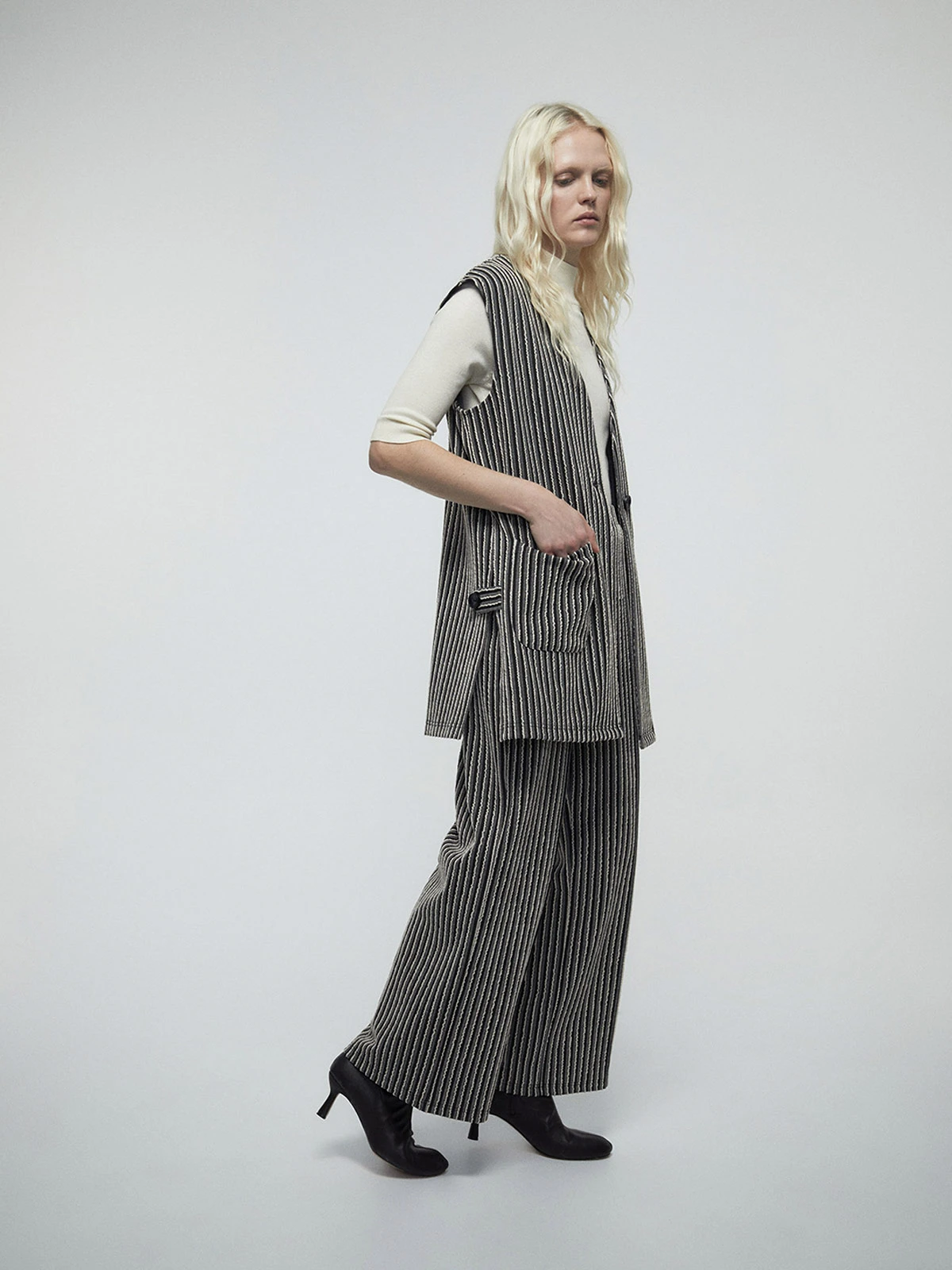 PANTALÓN MUJER SFERA JACQUARD - 1