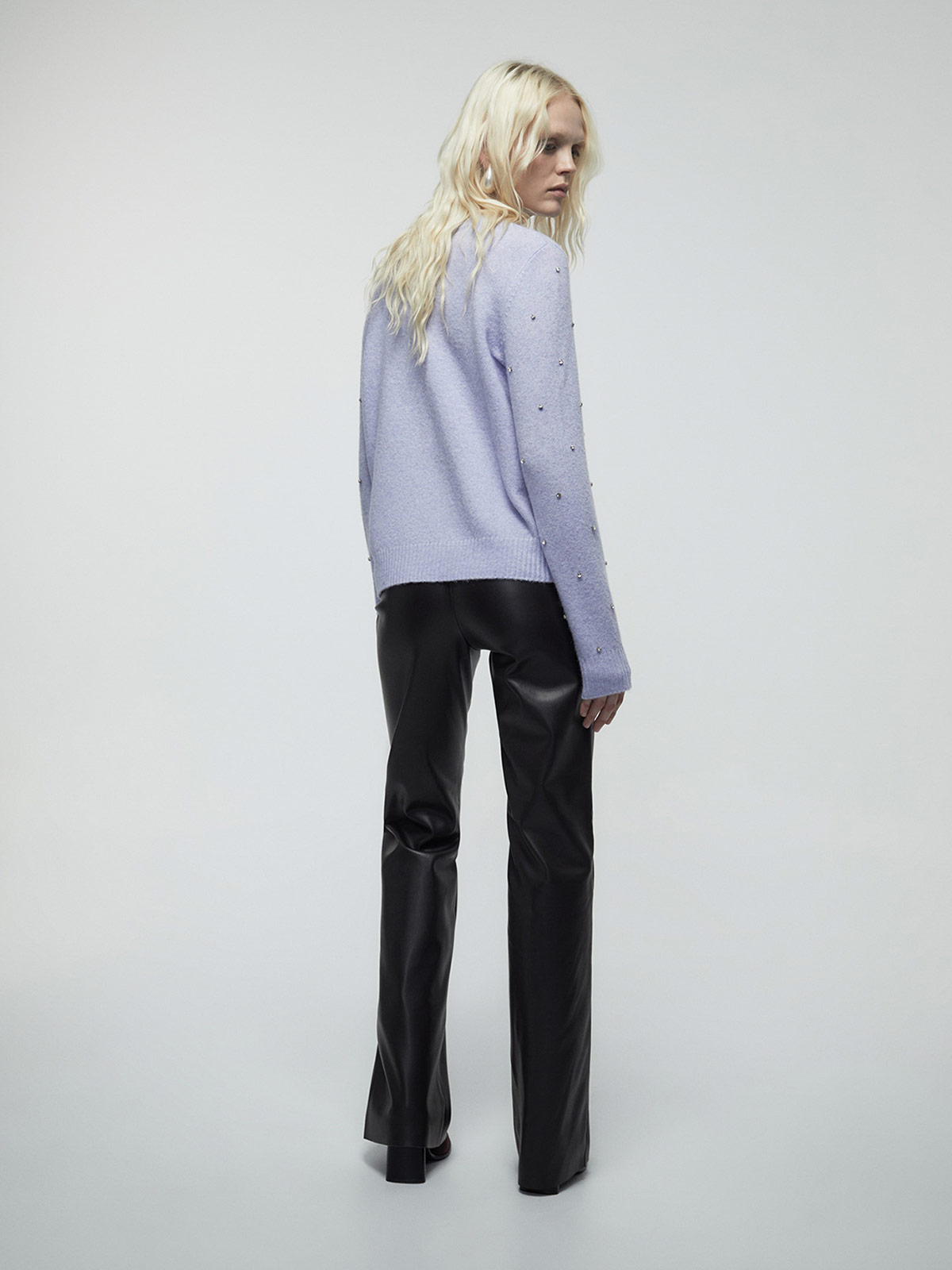SWEATER MUJER SFERA ALGODÓN BRILLO - 2