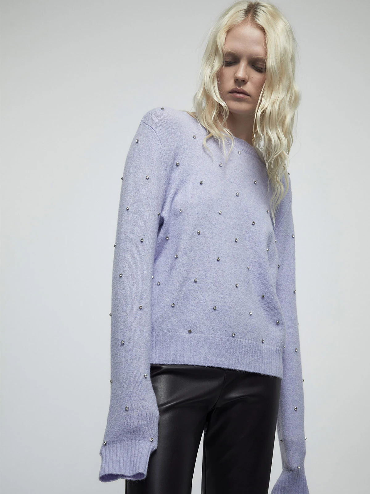SWEATER MUJER SFERA ALGODÓN BRILLO - 3