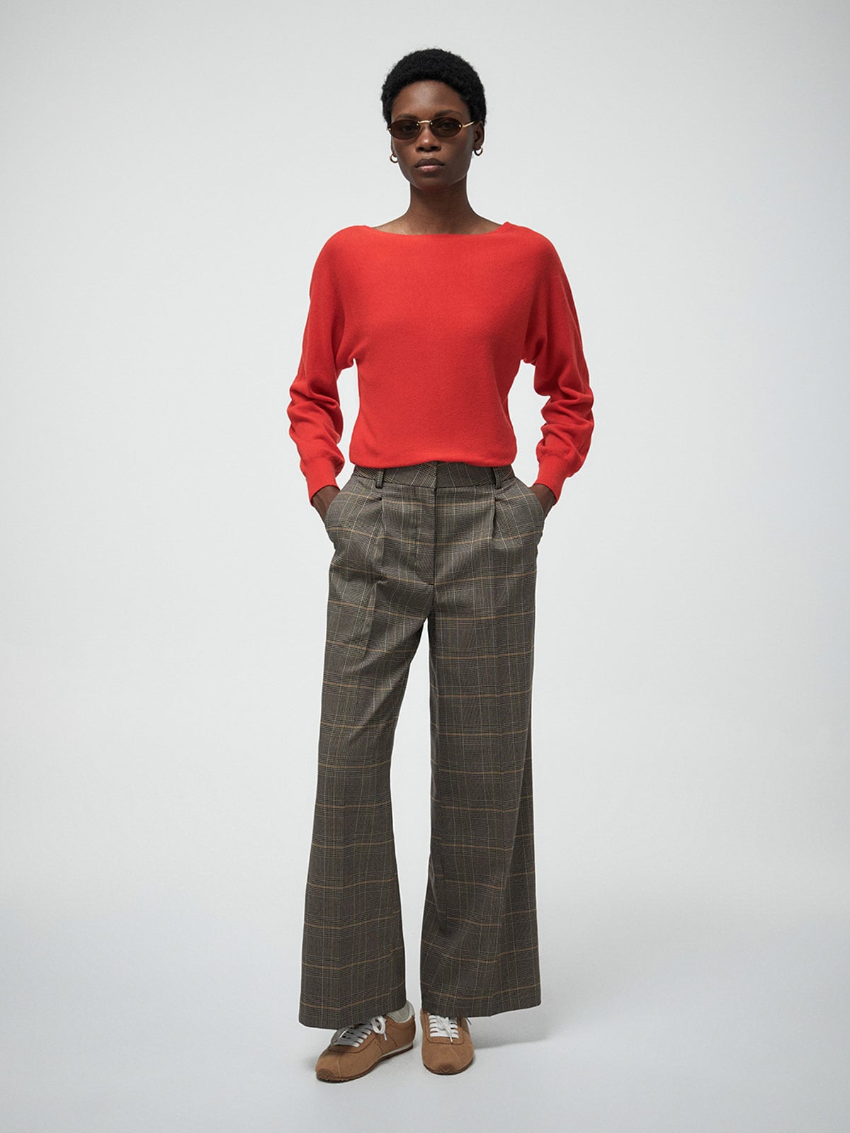PANTALÓN MUJER SFERA ANCHO LISO - 1