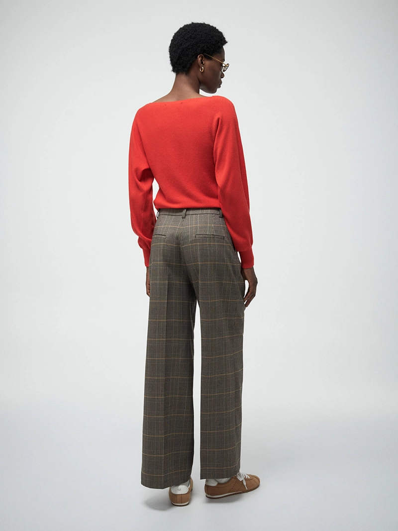 PANTALÓN MUJER SFERA ANCHO LISO - 3