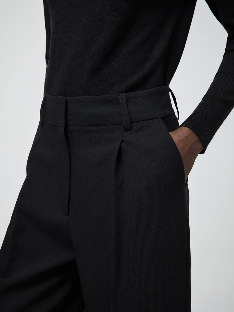 PANTALÓN MUJER SFERA ANCHO LISO - 5