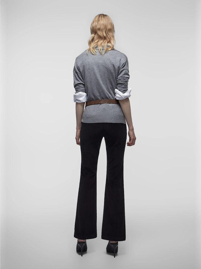 PANTALÓN MUJER SFERA ALGODÓN FLARE - 2