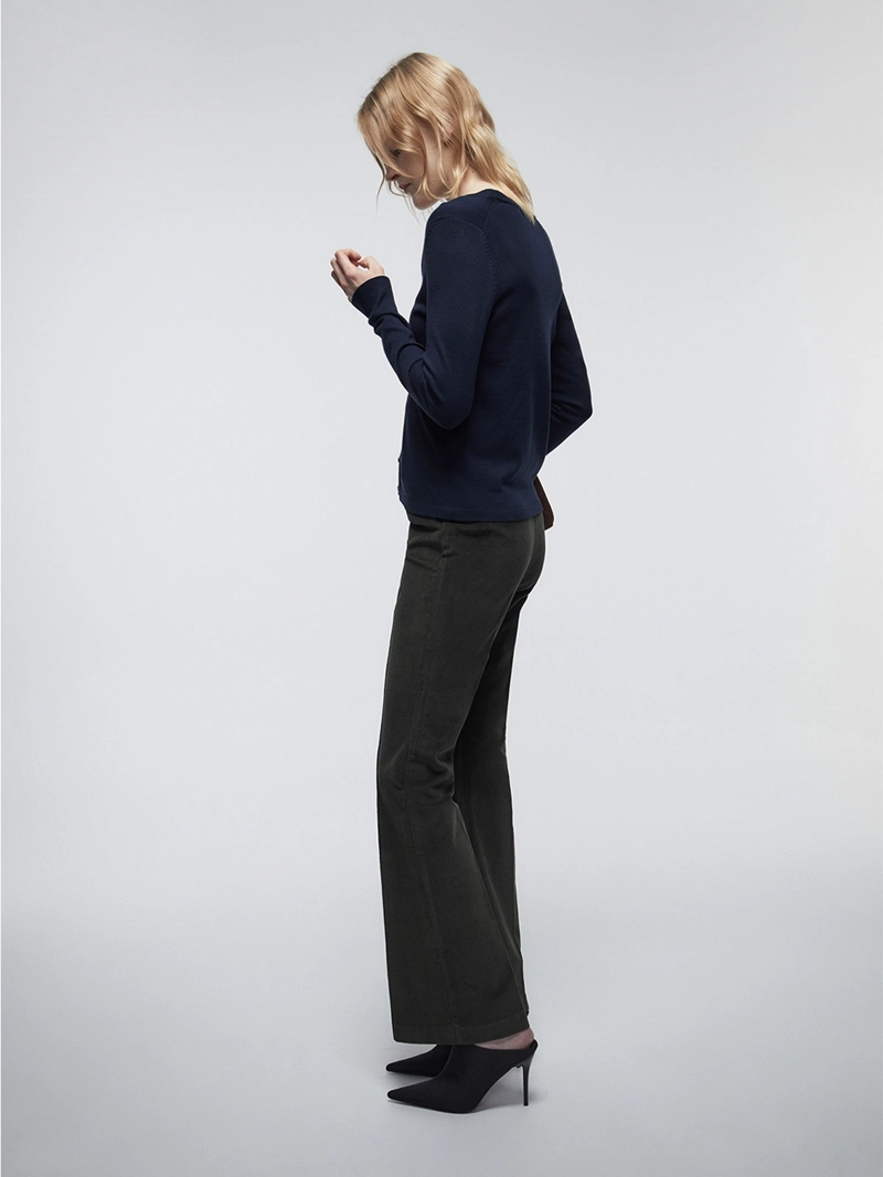 PANTALÓN MUJER SFERA ALGODÓN FLARE - 3