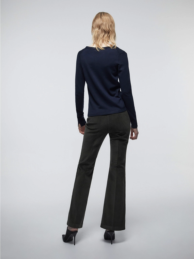 PANTALÓN MUJER SFERA ALGODÓN FLARE - 2