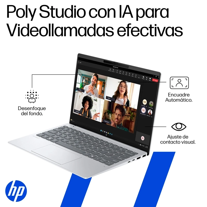 NOTEBOOK HP OMNIBOOK 7 AERO 13-BG1071LA AMD RYZEN AI 7 16GB RAM 512GB SSD 13.3” - 9