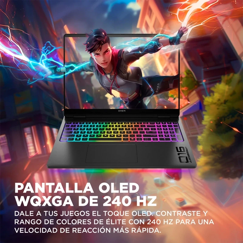 NOTEBOOK GAMER HP OMEN MAX 16-AH0005LA INTEL CORE ULTRA 9 64GB RAM 2TB SSD NVIDIA RTX 5090 16.2” - 11