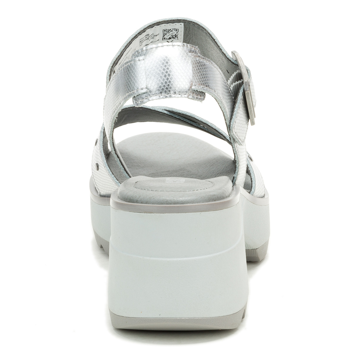 SANDALIAS MUJER CATERPILLAR PLATEADA SKYWATCHER CUERO - 5