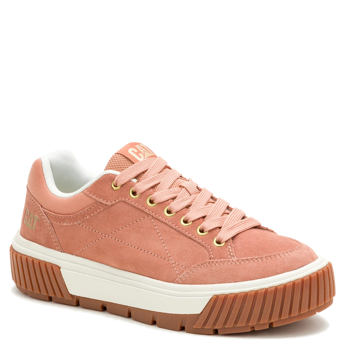 ZAPATILLAS MUJER CATERPILLAR URBANAS ROSADAS AMP SPORT CUERO - 2