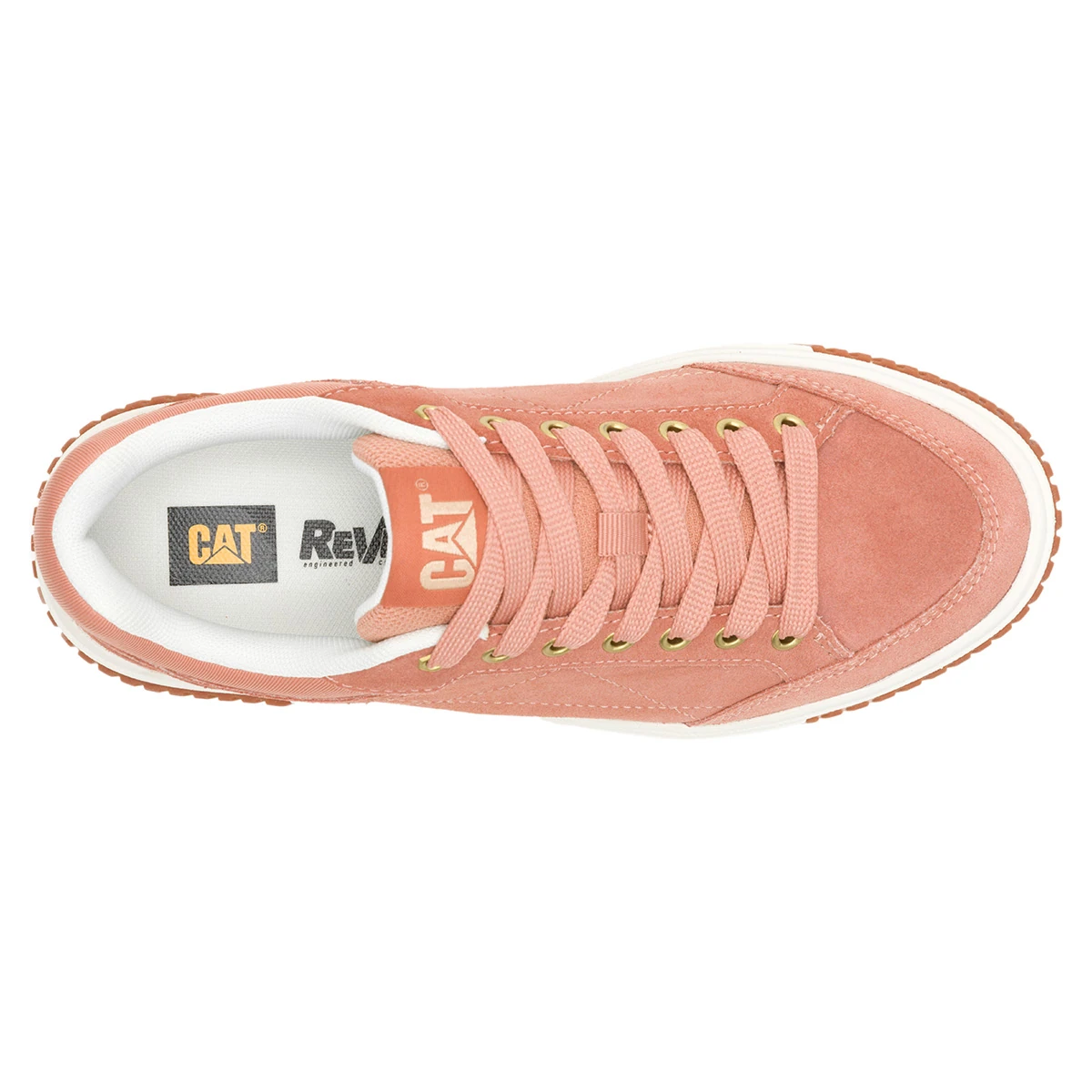 ZAPATILLAS MUJER CATERPILLAR URBANAS ROSADAS AMP SPORT CUERO - 6