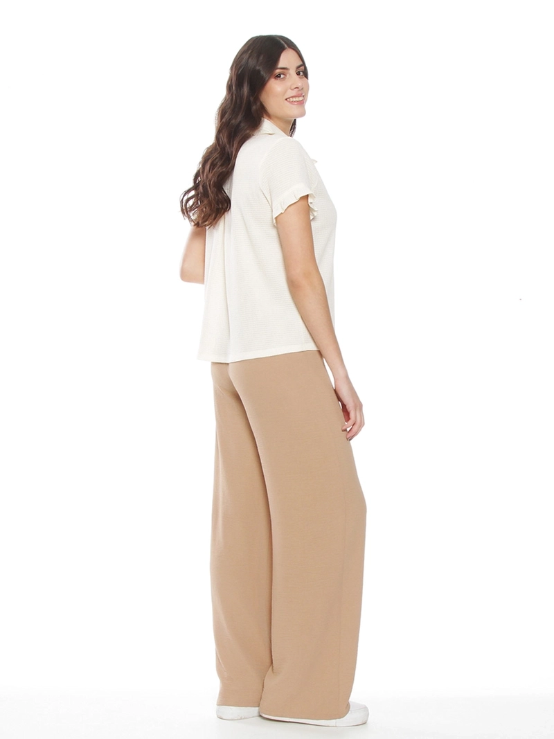 BLUSA MUJER WADOS MANGA CORTA ABOTONADA - 4