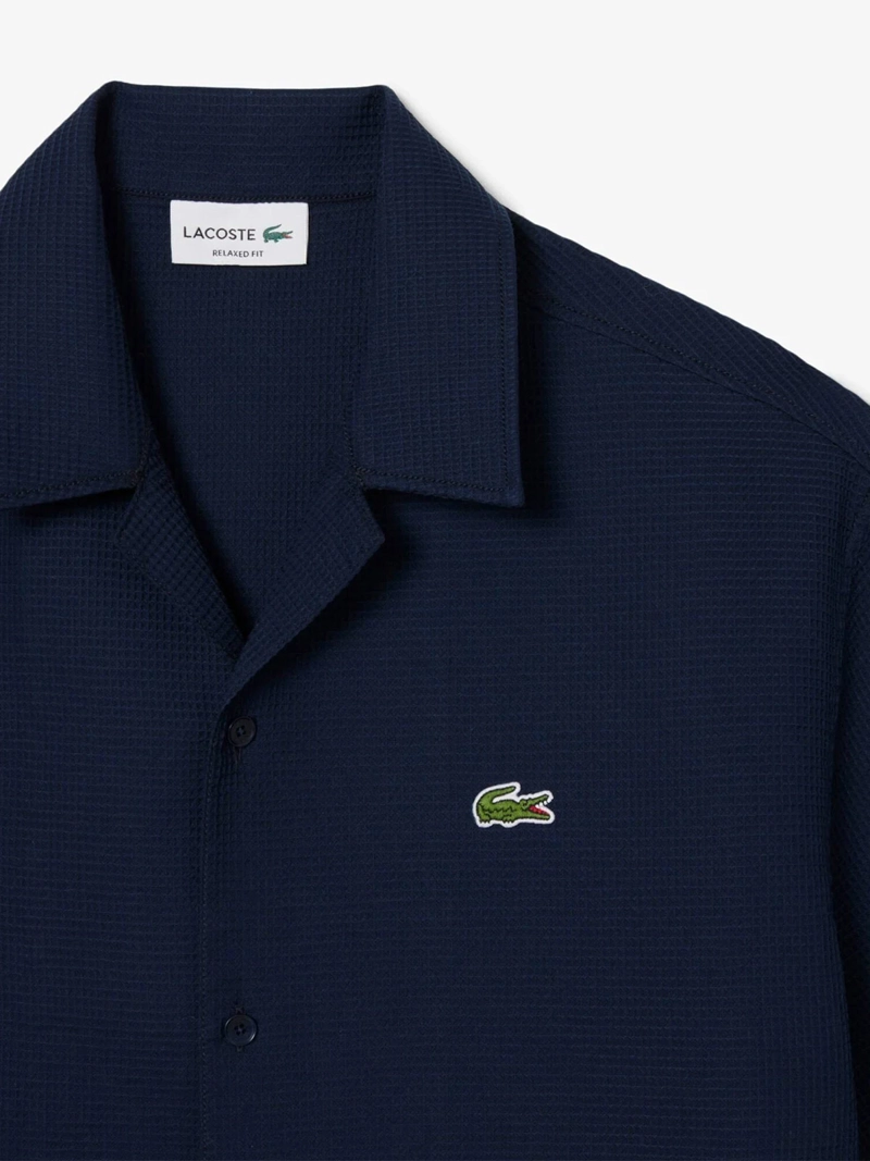 CAMISA HOMBRE LACOSTE ALGODÓN MANGA CORTA - 3